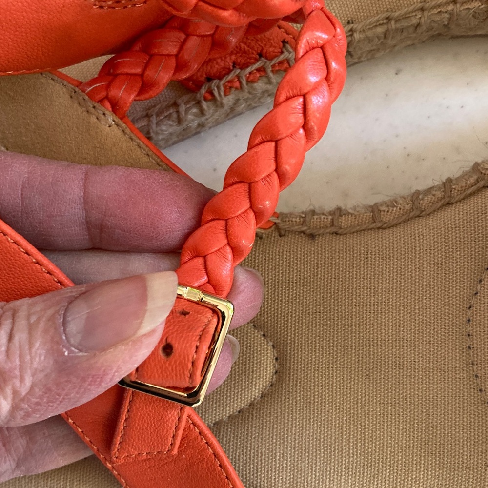 NWOT Talbots Citrus Embroidered Espadrilles - Picture 3 of 5